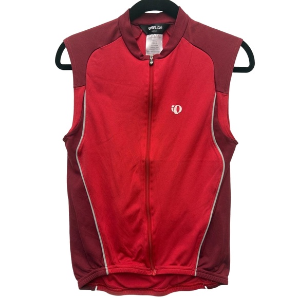 Pearl Izumi Red Sleeveless Reflective Cycling Jersey‎ Medium Women's - Picture 1 of 7